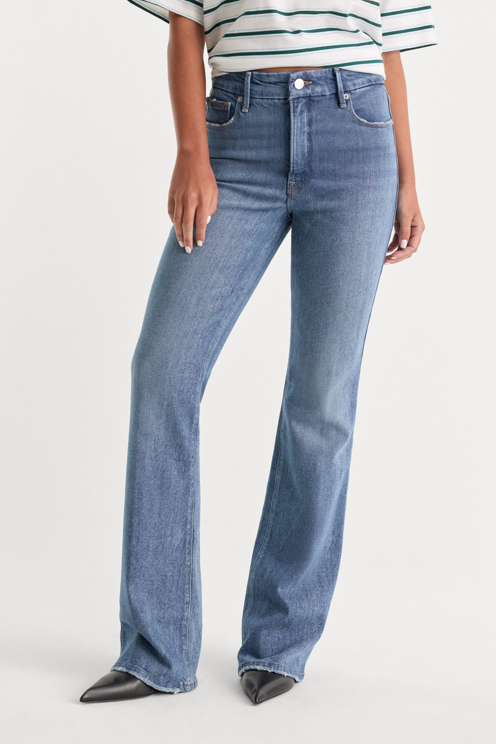 SOFT TECH GOOD CLASSIC BOOTCUT JEANS | INDIGO627 - Image 2