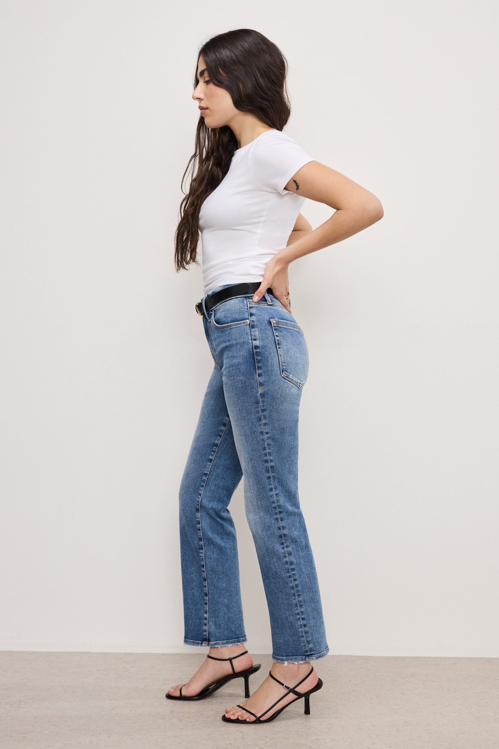 ALWAYS FITS GOOD PETITE STRAIGHT JEANS | INDIGO316 - Image 3