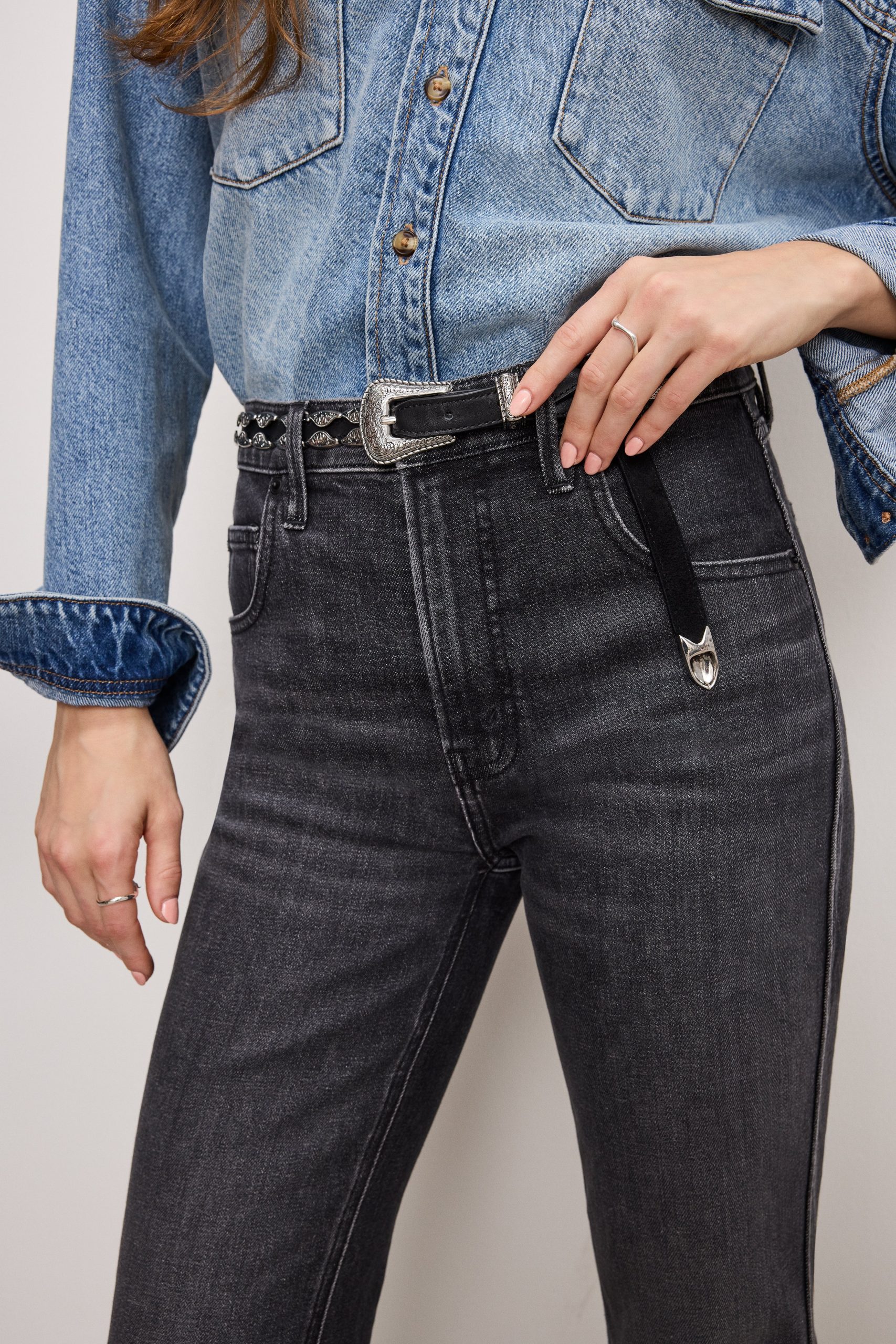 GOOD COWBOY BOOTCUT JEANS | BLACK354 - Image 5