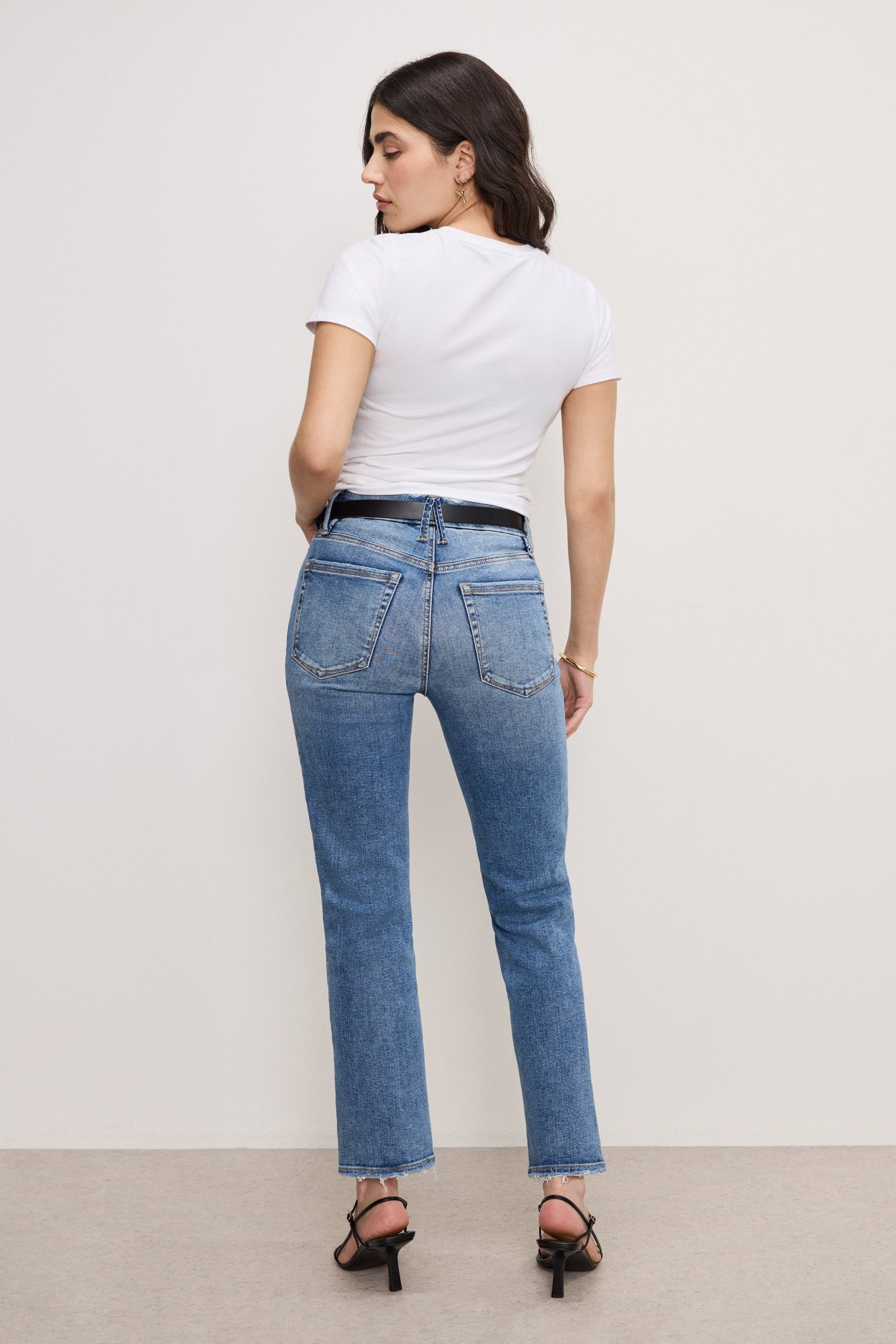 ALWAYS FITS GOOD PETITE STRAIGHT JEANS | INDIGO316 - Image 4