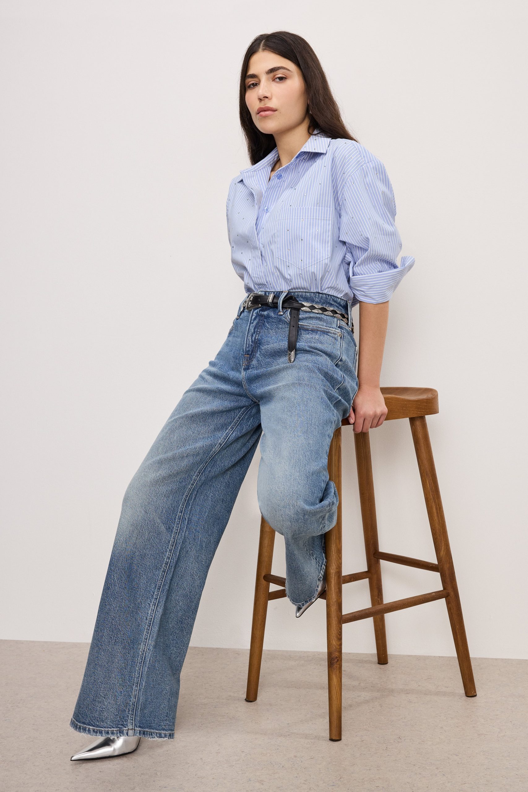 GOOD EASE PETITE RELAXED JEANS | INDIGO575 - Image 5