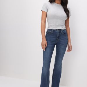 GOOD PETITE FLARE JEANS | BLUE004