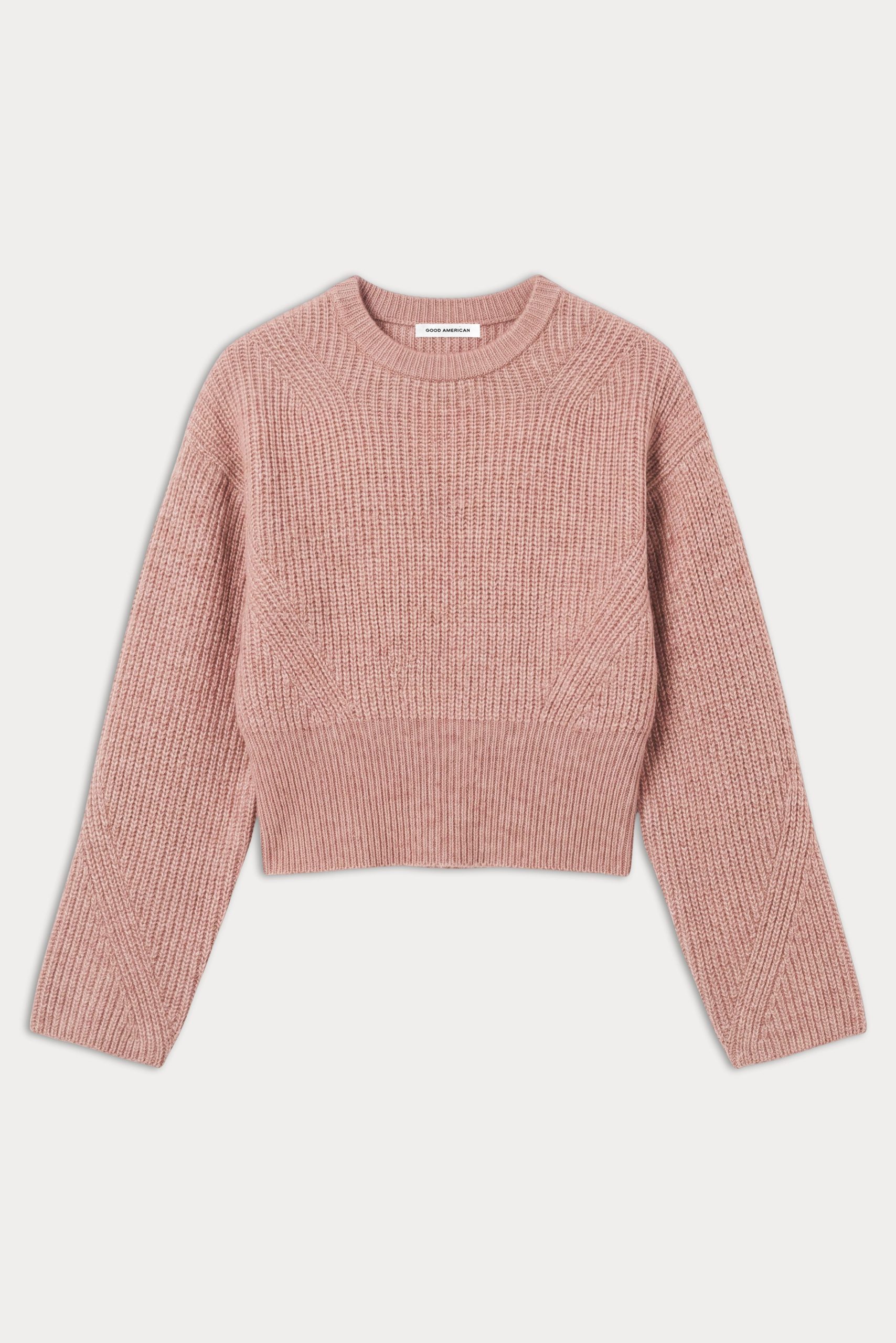THE CHUNKY KNIT SWEATER | DUSTY BLUSH - Image 6