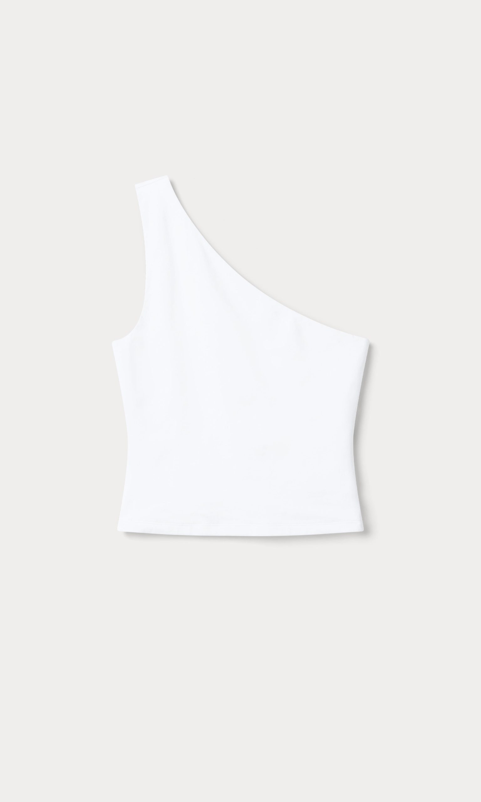 SUPER STRETCH ONE SHOULDER TANK | WHITE001 - Image 5