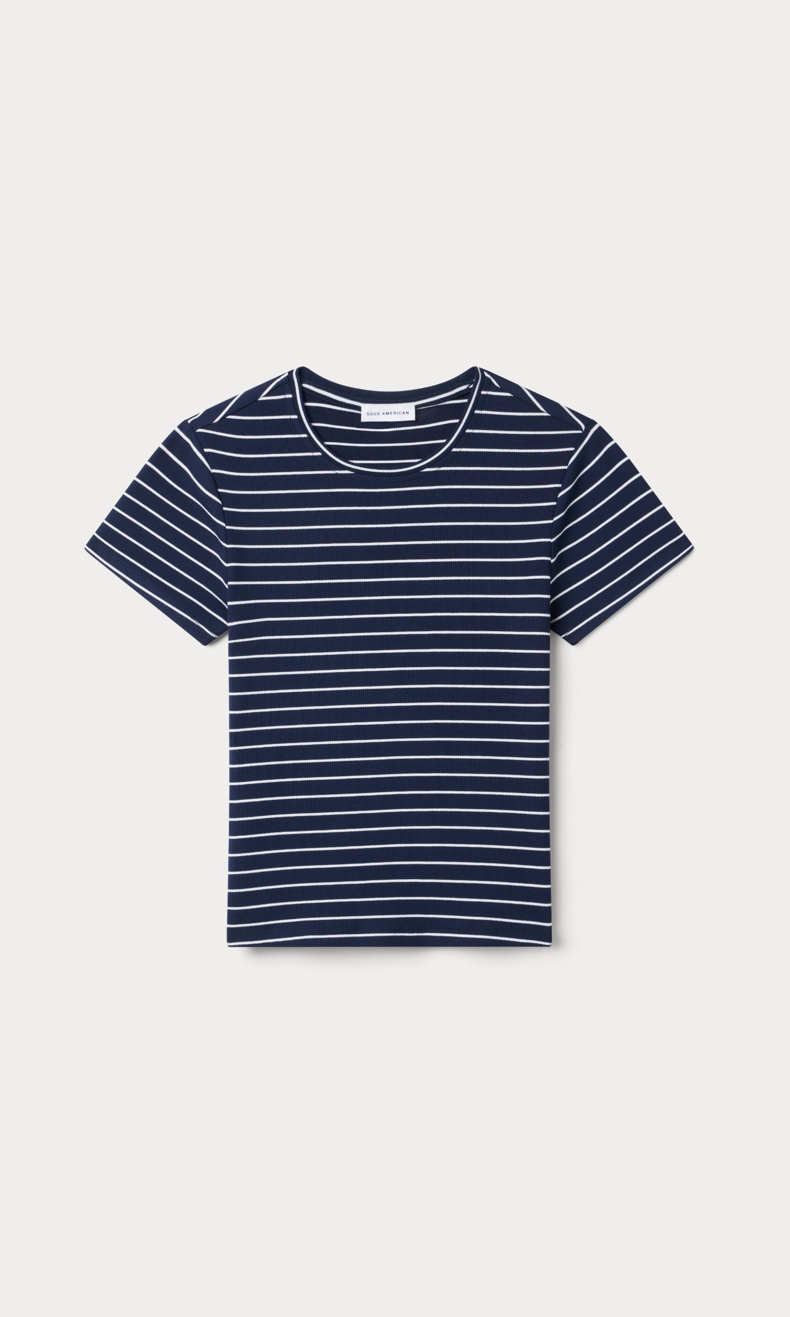 THE RIB BABY TEE | SIMPLE STRIPE HORIZON INK - Image 6