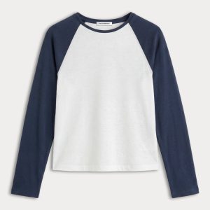 THE LONG SLEEVE RAGLAN TEE | CHALK