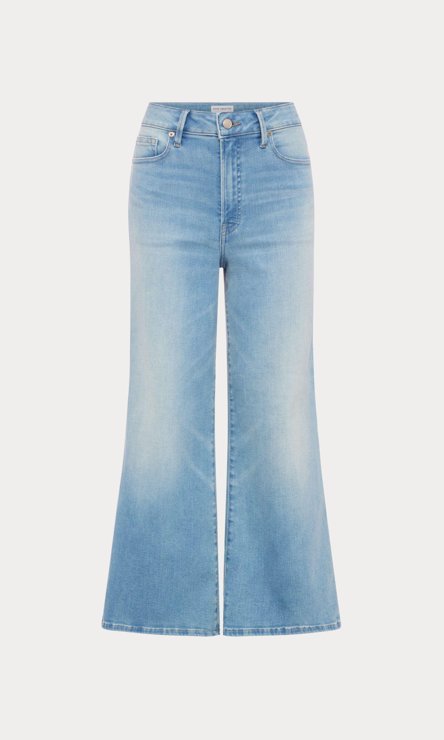 SOFT TECH GOOD WAIST PALAZZO CROPPED JEANS | INDIGO1225 - Image 7