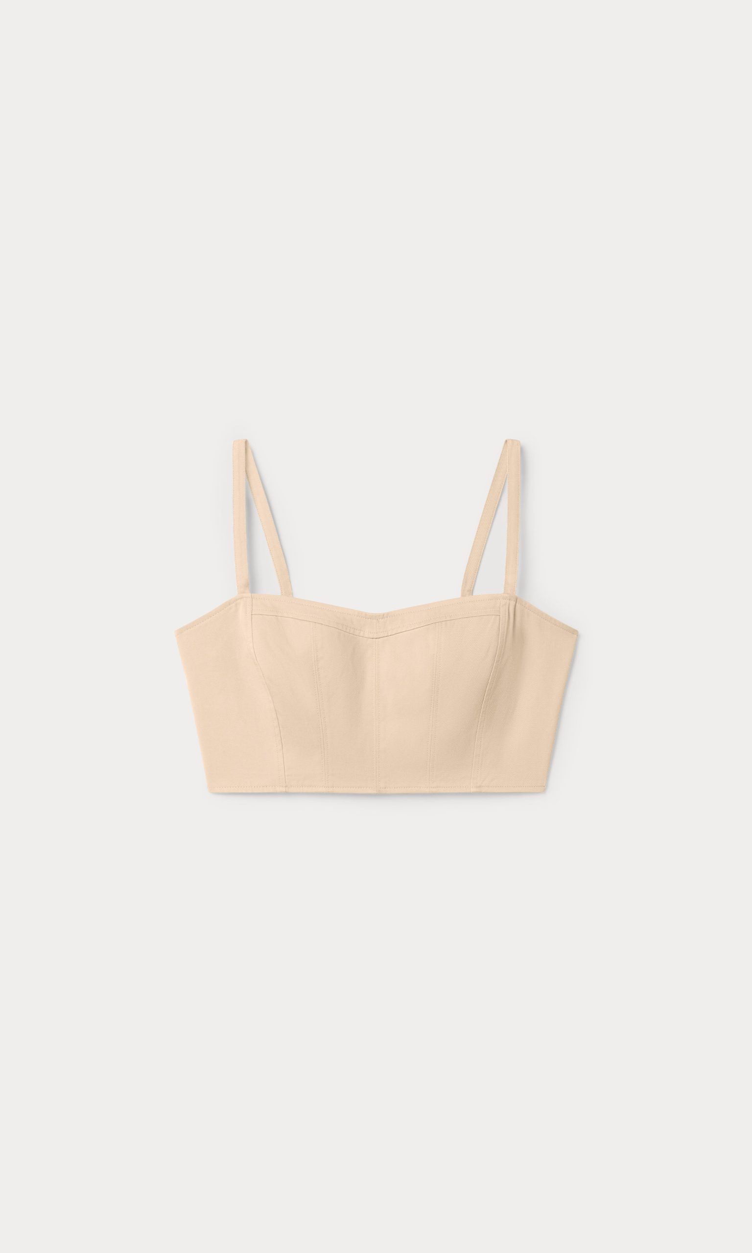 THE BUSTIER TOP | LIGHT TAUPE - Image 6