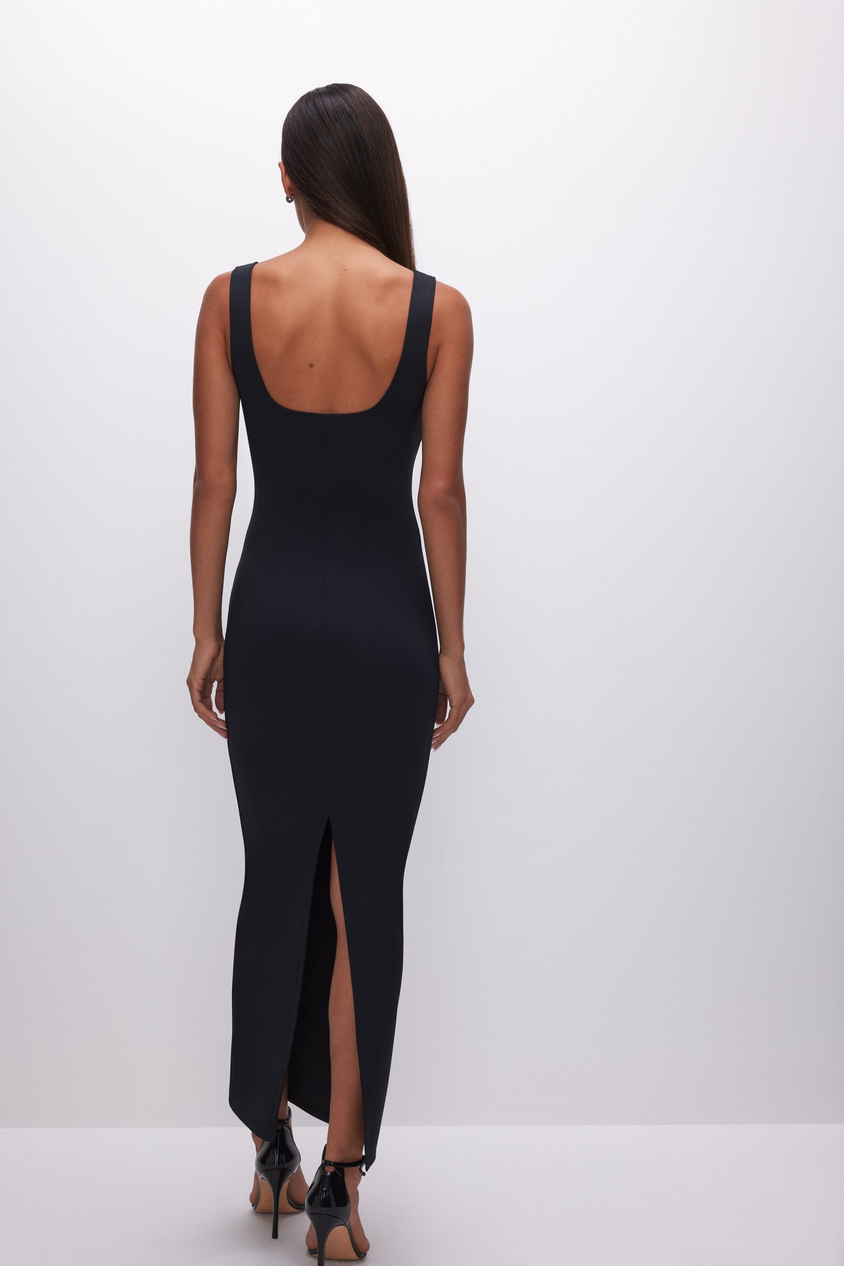 SCULPTING MODERN TANK MAXI DRESS | BLACK001 - Image 2