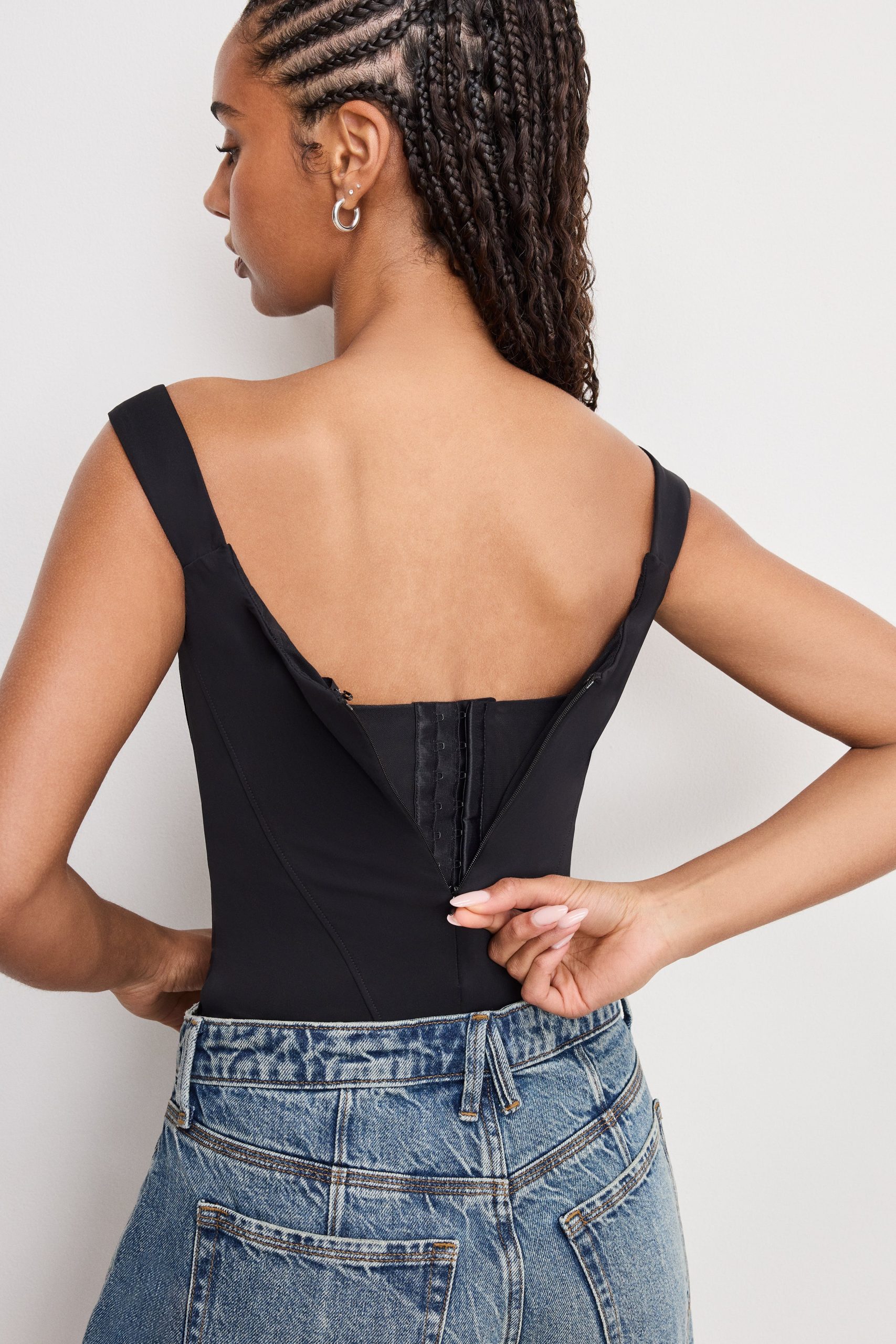 SCULPTING CORSET BODYSUIT | BLACK001 - Image 2