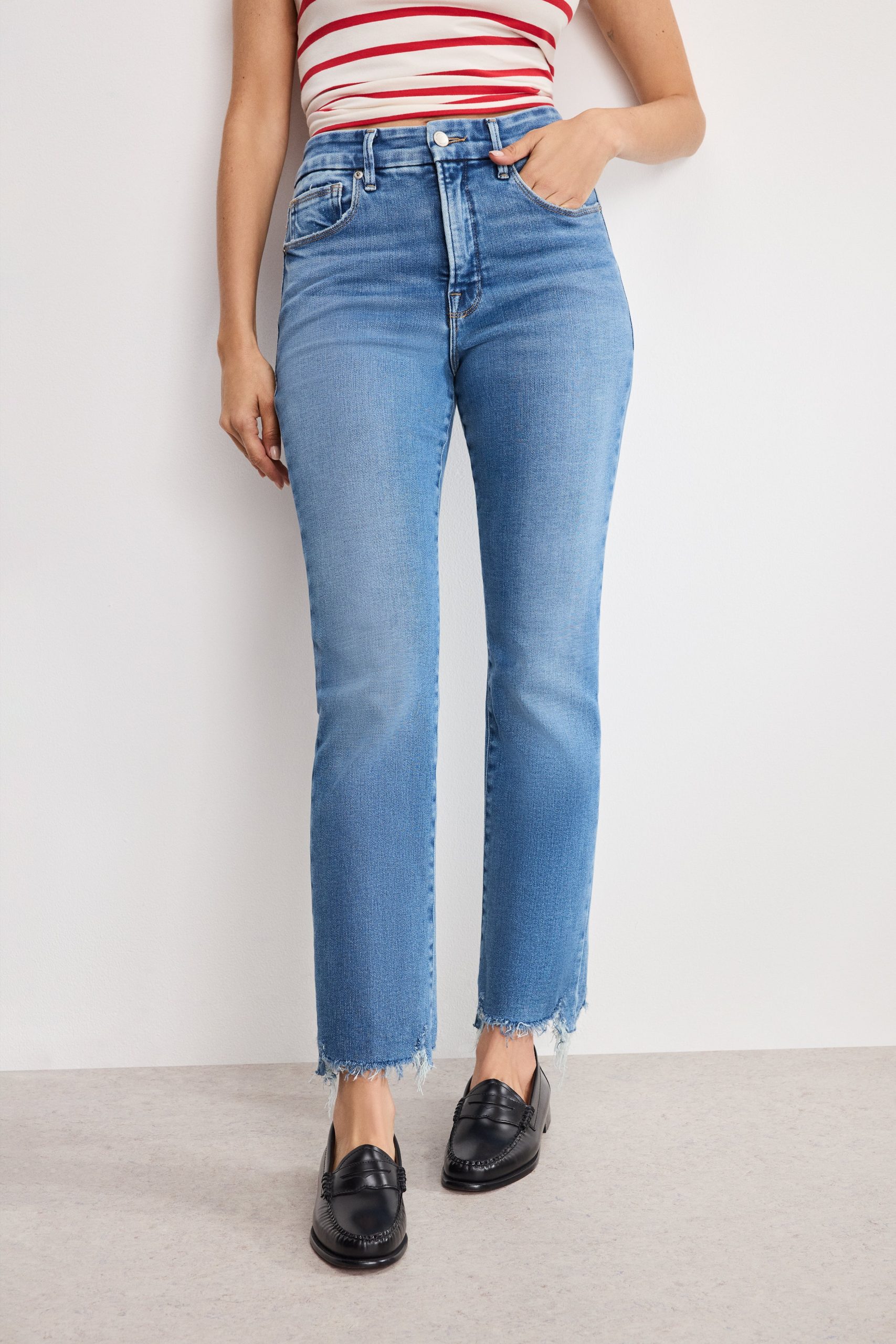 SOFT TECH GOOD LEGS STRAIGHT JEANS | INDIGO514 - Image 3